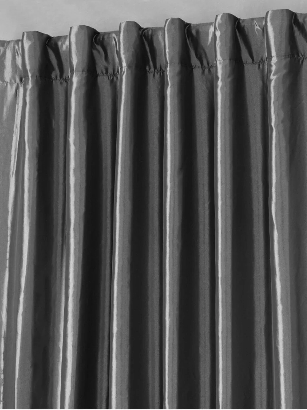 Faux Silk Taffeta Curtain Panels Graphite (2)